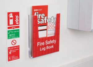 Fire alarm logbook UK example entries recorded after weekly test and fault checks