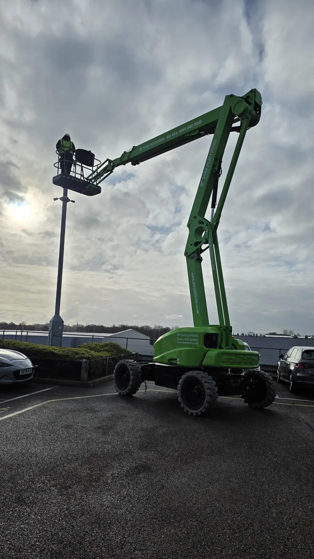 CCTV engineer providing commercial installation and subcontract support on site