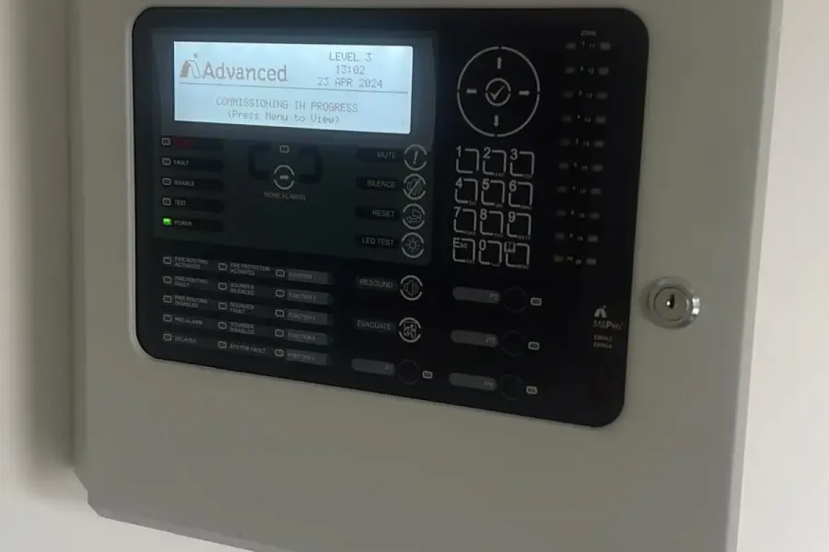 Engineer providing fire and security subcontract support on commercial installation